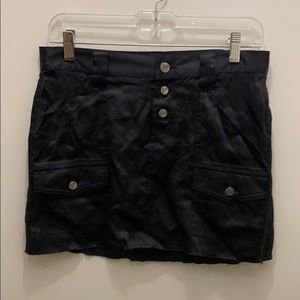 Joie satin mini cargo skirt